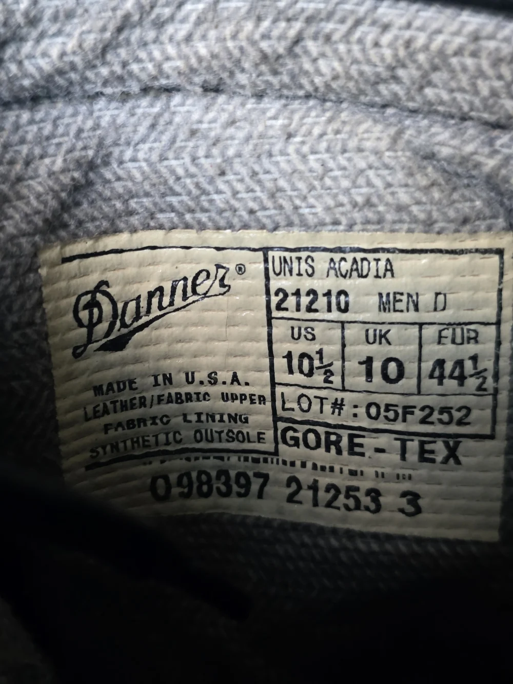 Danner USA Acadia Black GORE-TEX Tactical Duty Boots Men’s 10.5D